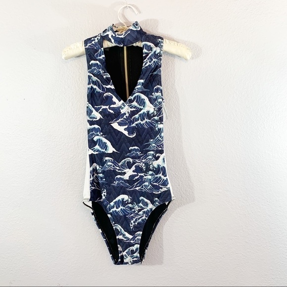 WE ARE HANDSOME Australia Cascade Collar Swimsuit - Picture 4 of 6